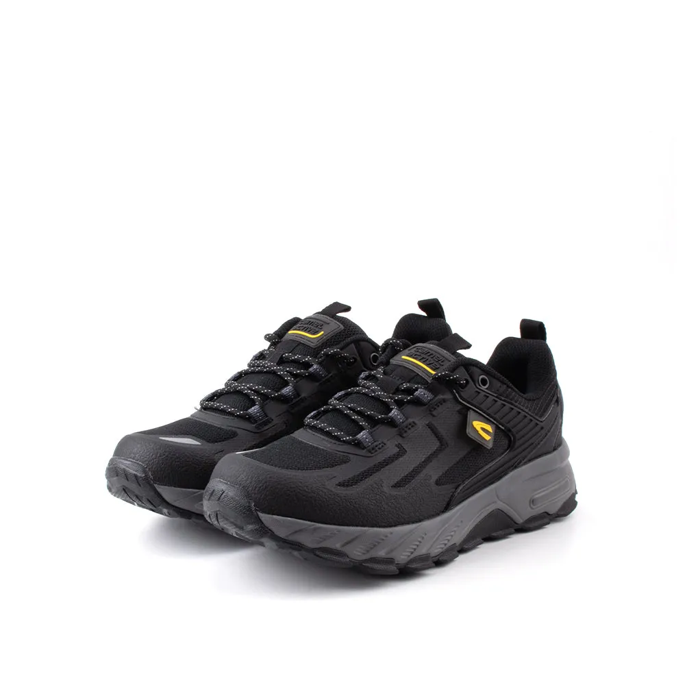 camel active Comfortable Mesh Lace Up Shoes Men Black ELGIN 882353-WA1SV-1