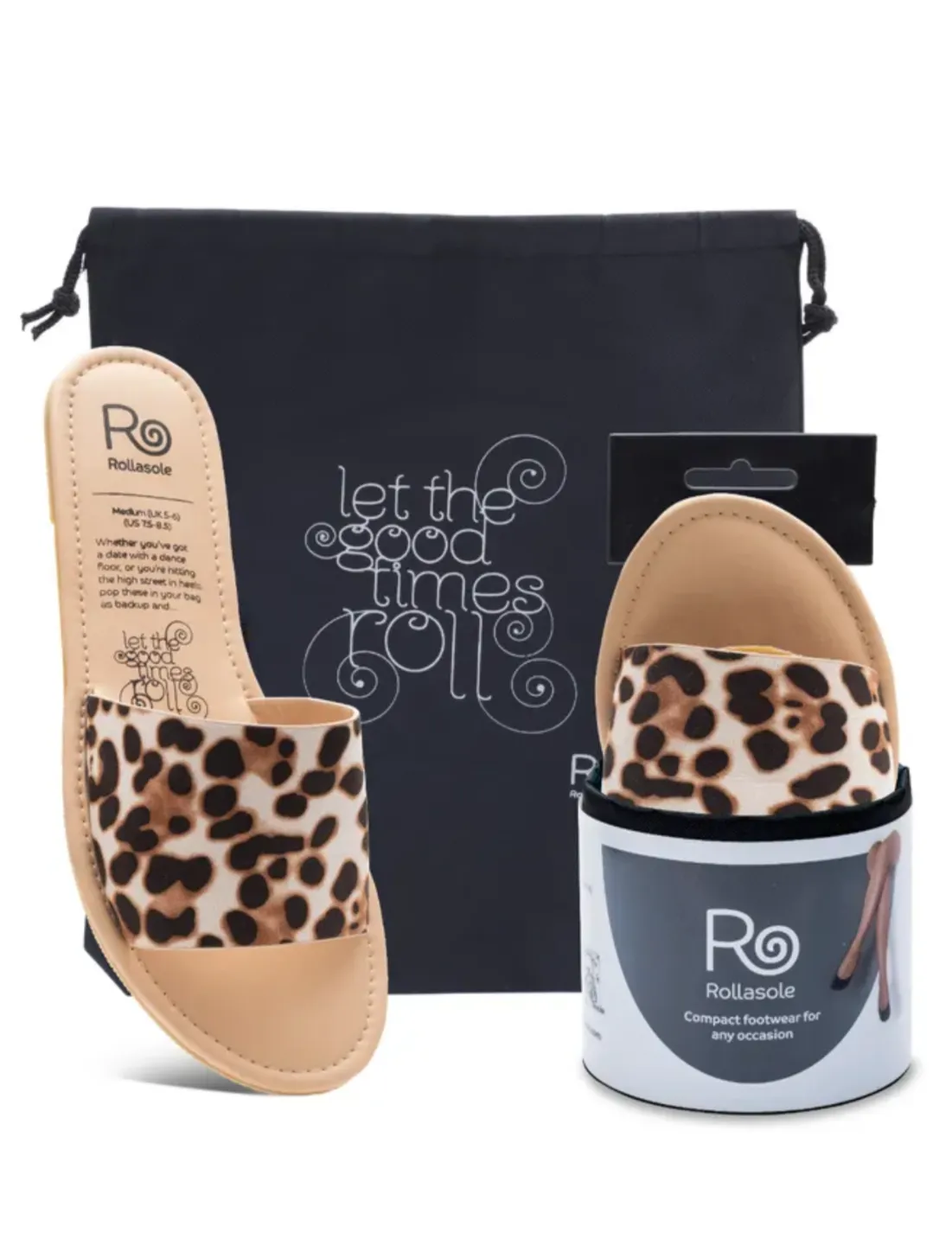 Cat Walk - Animal Print Sandals {Rollasole}