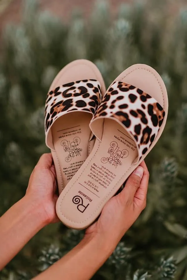 Cat Walk - Animal Print Sandals {Rollasole}