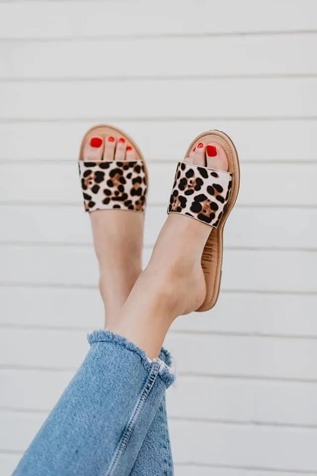 Cat Walk - Animal Print Sandals {Rollasole}
