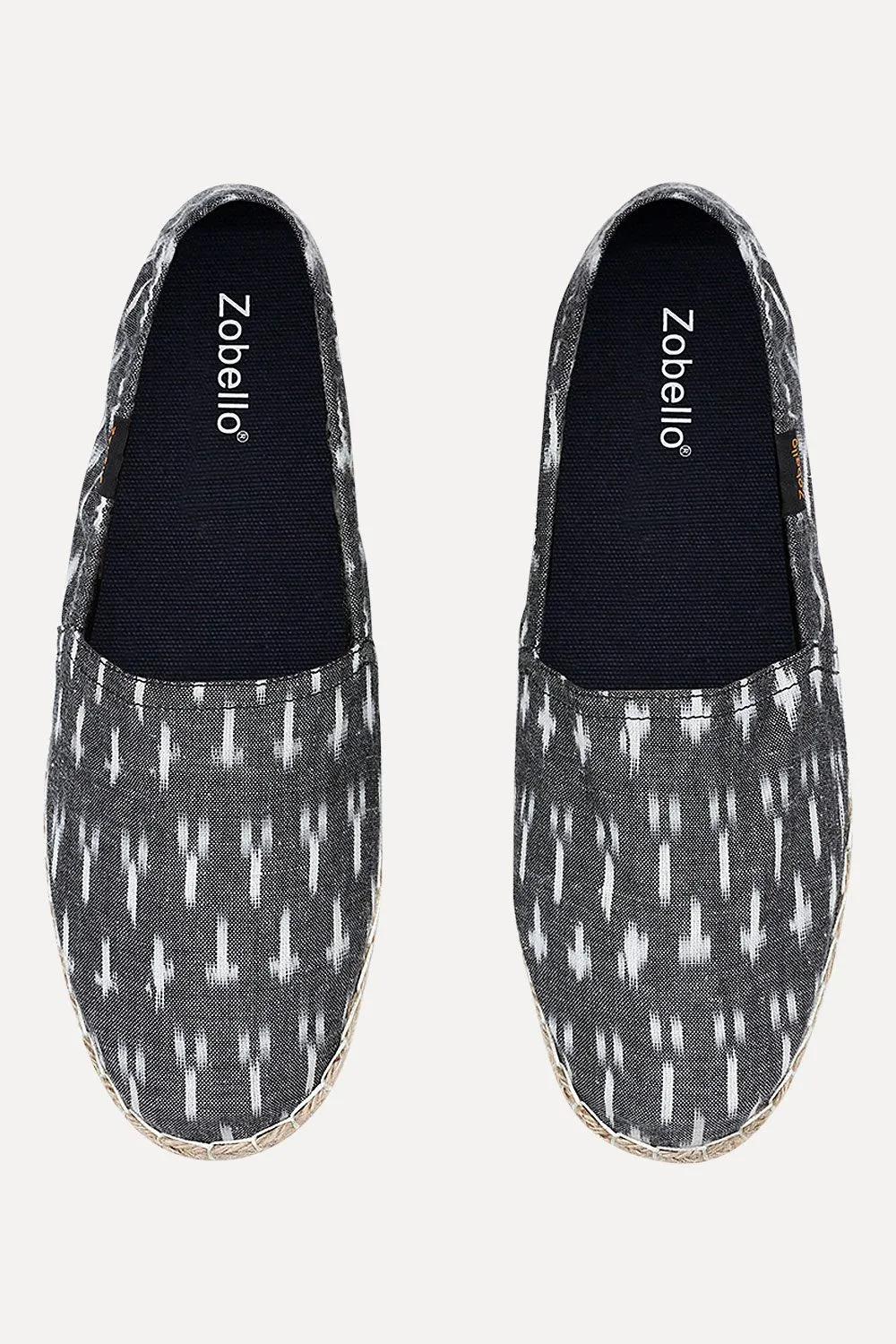 Elastic Handwoven Ikat Espadrilles