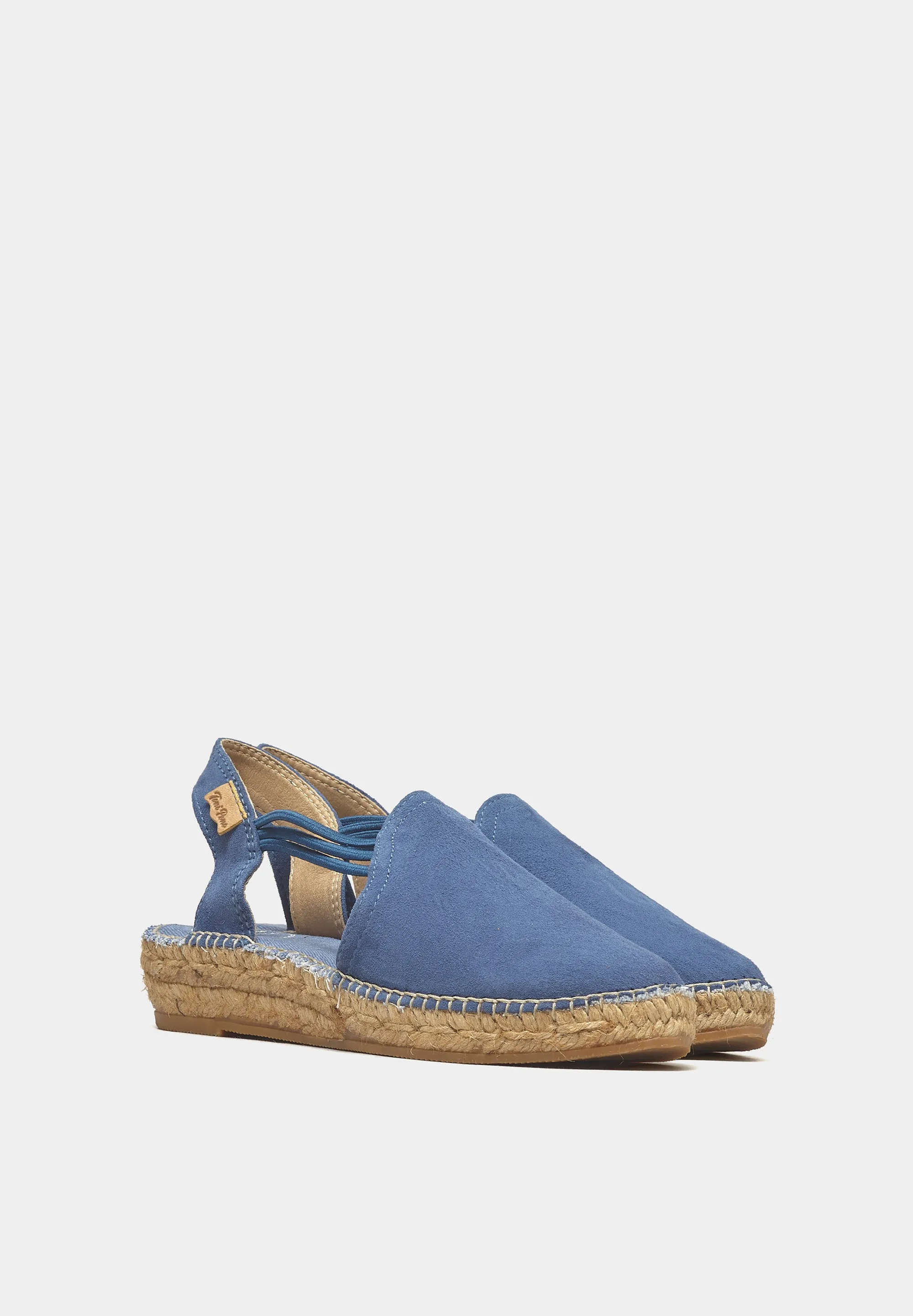 Nuria flat espadrilles Indigo Suede