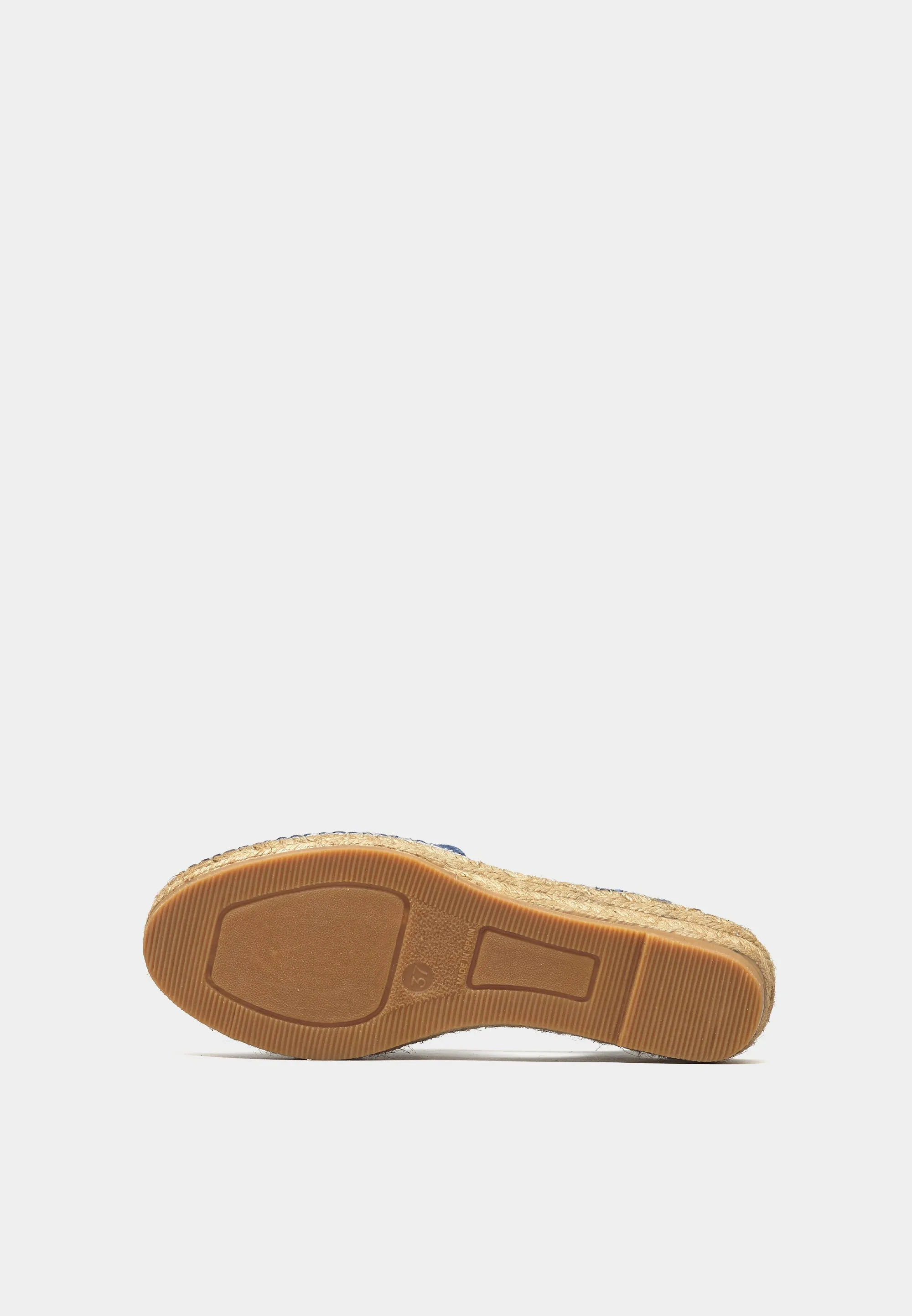 Nuria flat espadrilles Indigo Suede