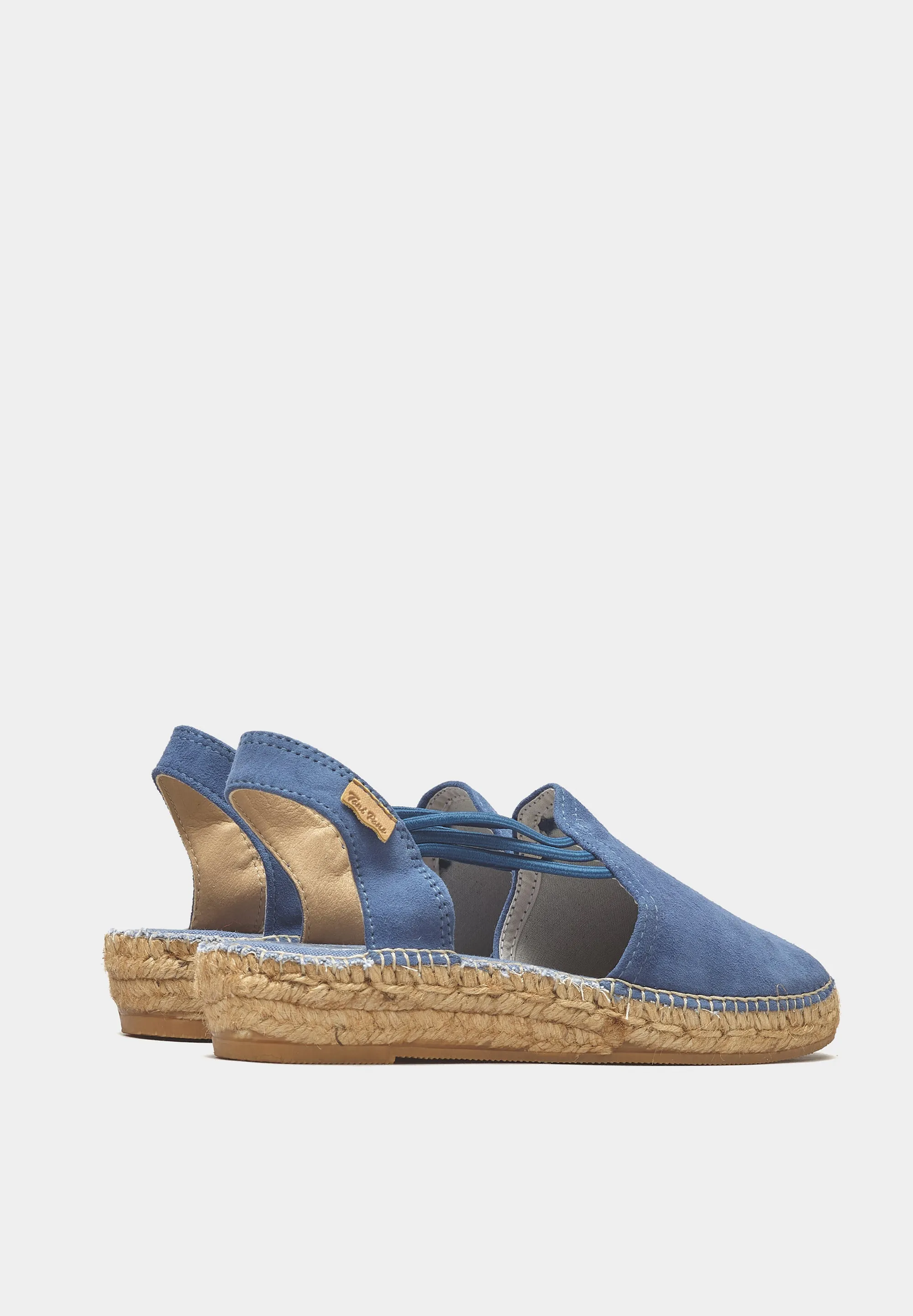 Nuria flat espadrilles Indigo Suede