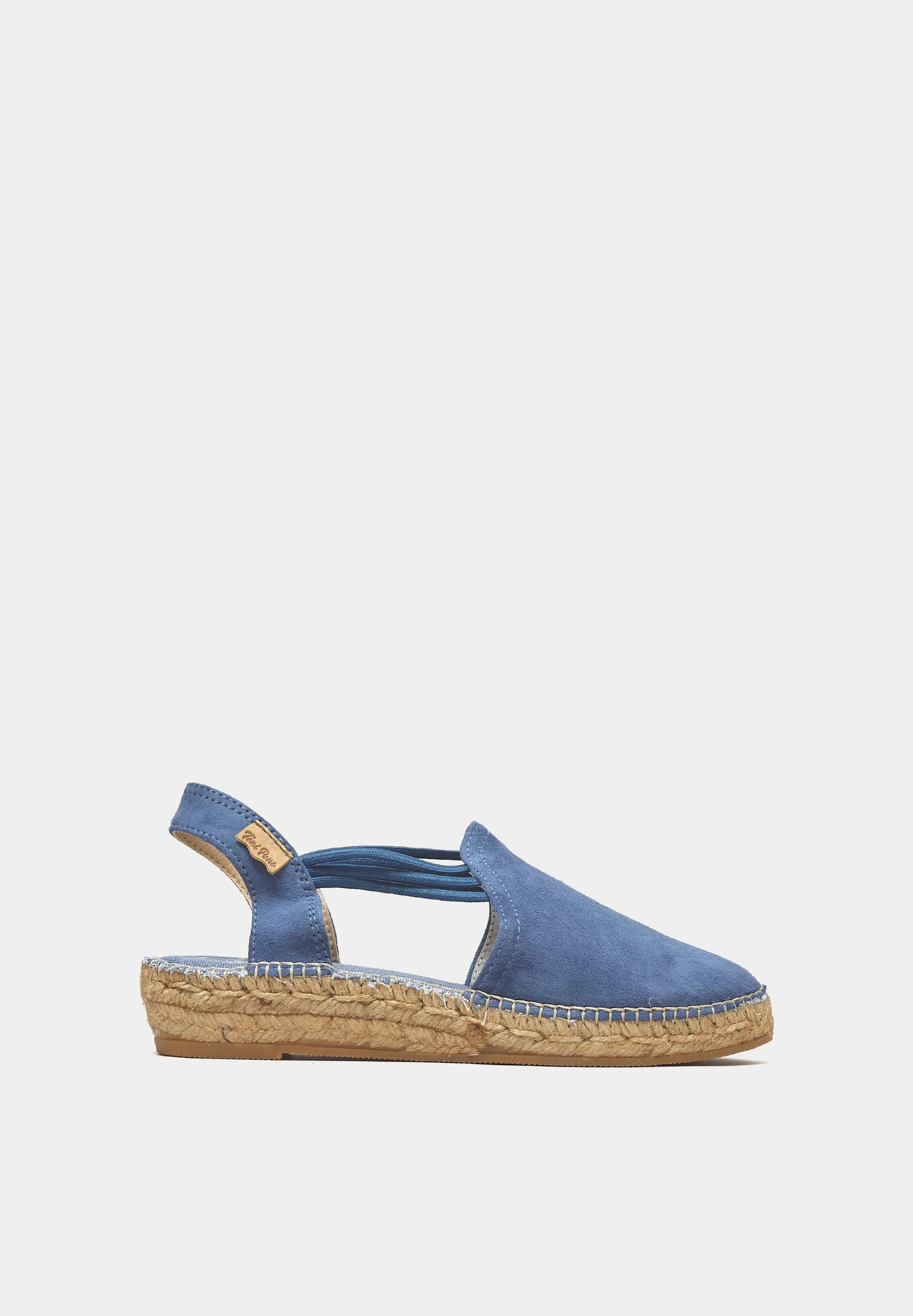 Nuria flat espadrilles Indigo Suede