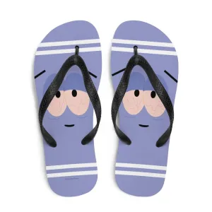 South Park Towelie Big Face Flip Flops