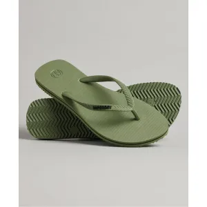 Superdry Womens Vintage Classic Flip Flop Olive Khaki