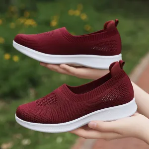 Women’s 2021 Slip-on Breathable Mesh Sock Vulcanized Sneakers